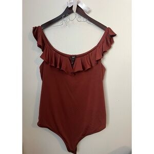 Express ruffle bodysuit
